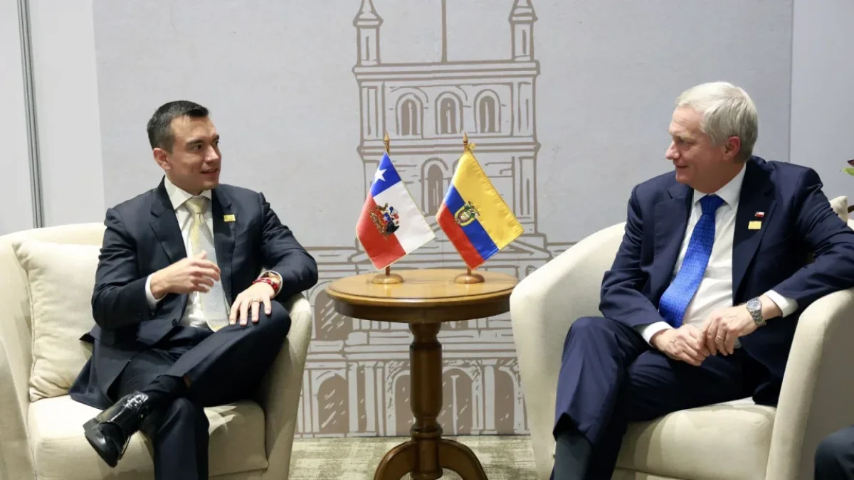 Los presidentes de Ecuador y Chile han mantenido reuniones.