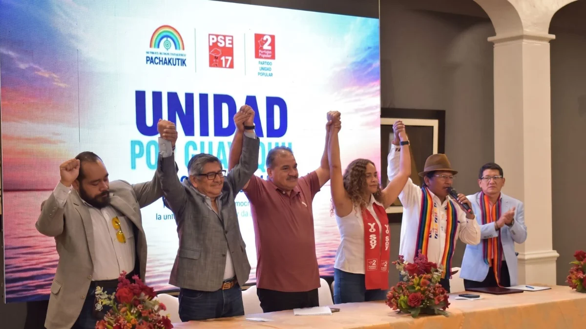 En Guayas, Unidad Popular competirá en alianza con Pachakutik.