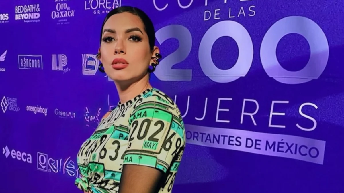Marie Claire González en un evento en México, recordada tras su fallecimiento como influencer y empresaria.