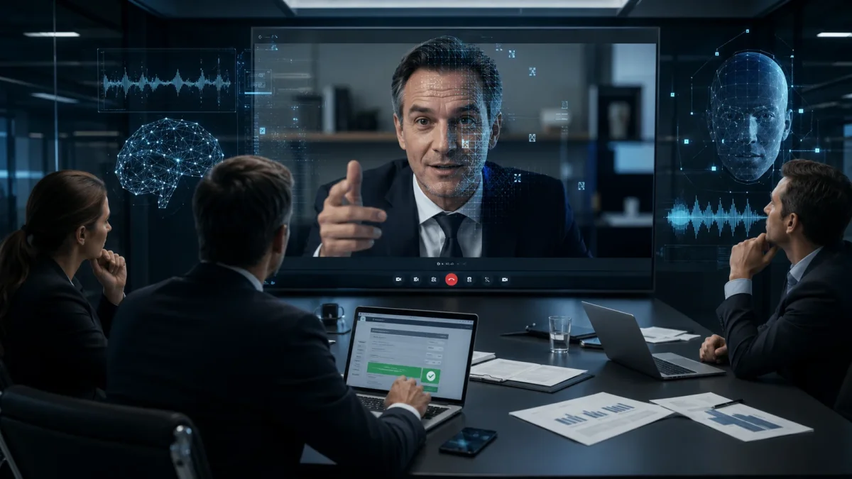 La inteligencia artificial ya permite crear deepfakes interactivos en tiempo real, capaces de suplantar la identidad de ejecutivos durante videollamadas.