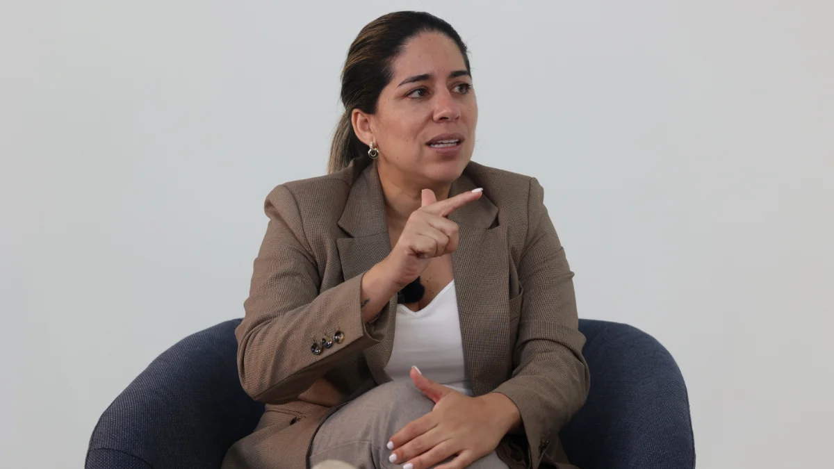 Mónica Luzárraga es una abogada que busca la candidatura para alcaldesa de Guayaquil.