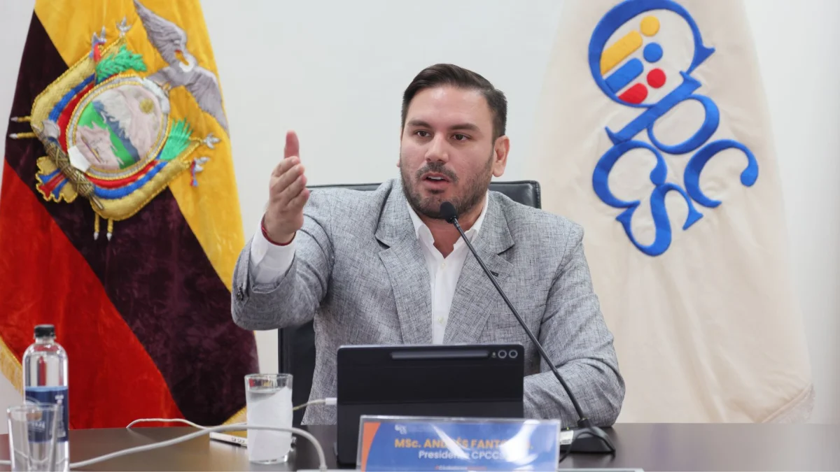 Andrés Fantoni es el presidente del Consejo de Participación Ciudadana.