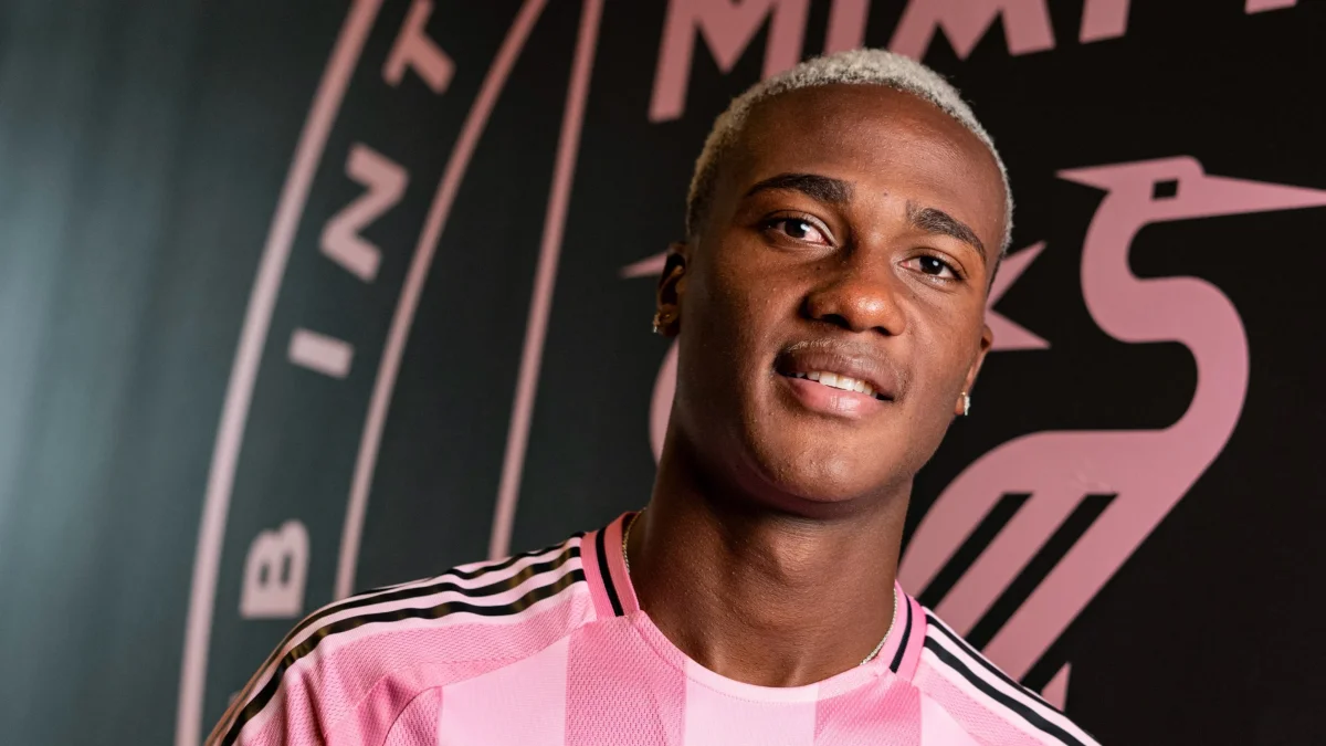 Fricio Caicedo fue presentado en Inter Miami.