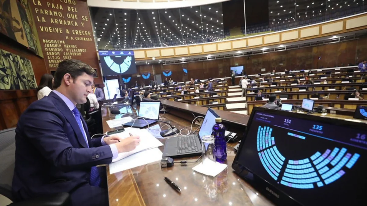 Esteban Torres, presidente encargado de la Asamblea Nacional, señaló que la seguridad y la justicia serán ejes de la agenda legislativa.