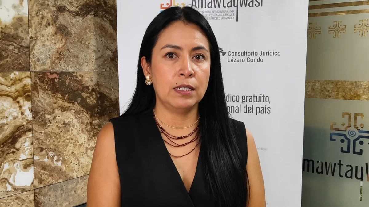 Cristina Benavides, vicerrectora de Amawtay Wasi, cuestionó el proceso analizado por el CES.