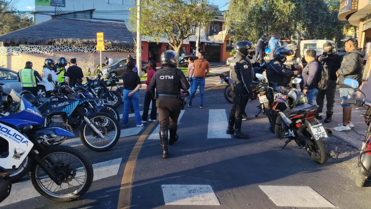 Uno de los operativos se realizó en el Distrito Eugenio Espejo, que incluye el sector de Iñaquito.