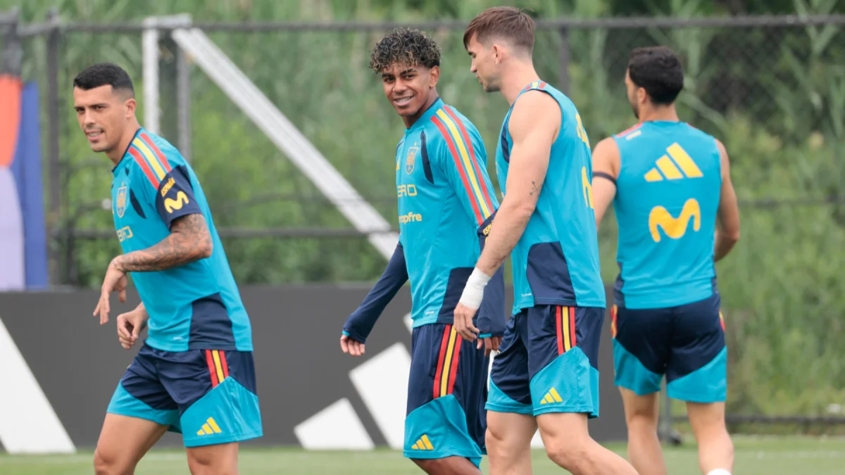España en la final del Mundial 2026: un entrenamiento de cara al partido contra Argentina.