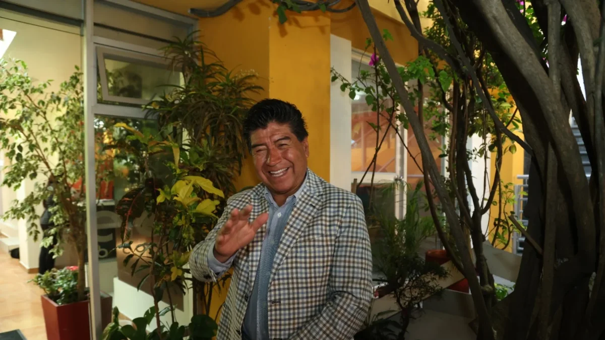 Jorge Yunda es precandidato a la Alcaldía de Quito por el movimiento Avanza.