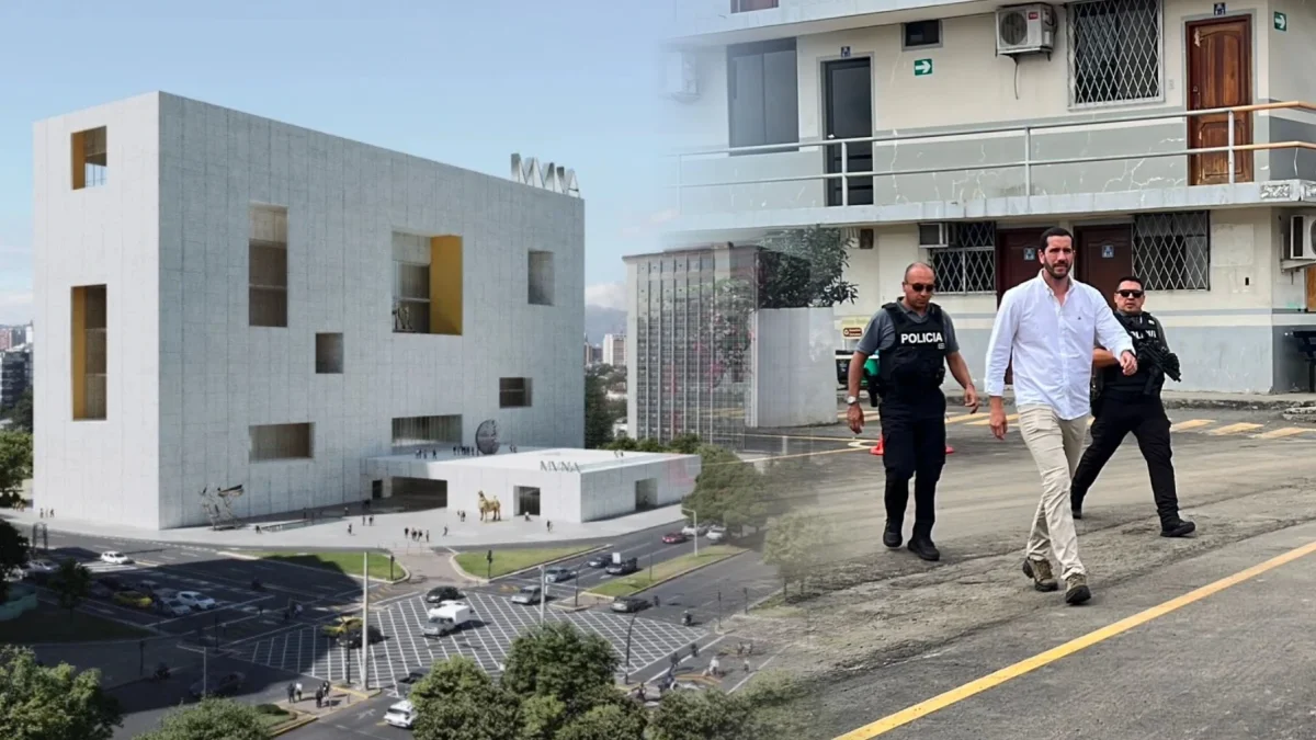 El ministro Luque difundió en sus redes sociales la consulta ciudadana para que los ecuatorianos elijan una de las tres propuestas arquitectónicas finalistas del nuevo Museo Nacional del Ecuador.
