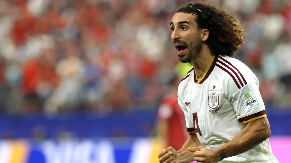 Marc Cucurella, una de las populares figuras de la zaga de España en el Mundial 2026.