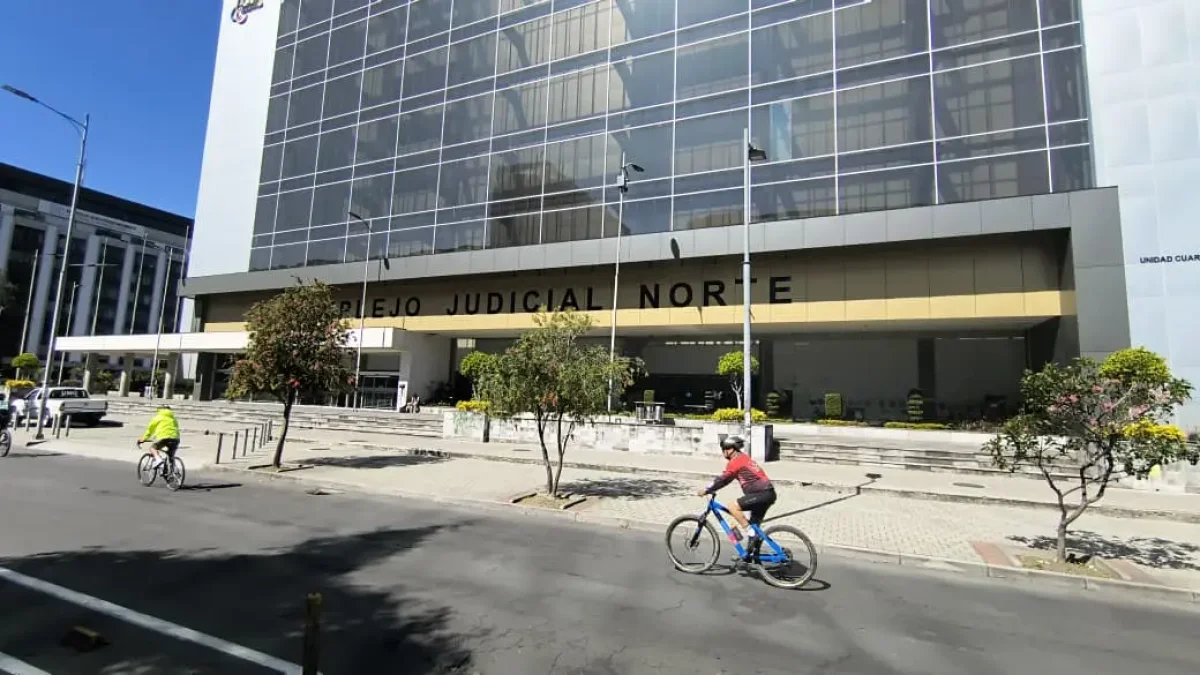 Edificio de Complejo Judicial Norte, en la ciudad de Quito.
