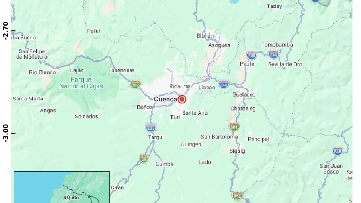 Temblor en Ecuador este 18 de julio.