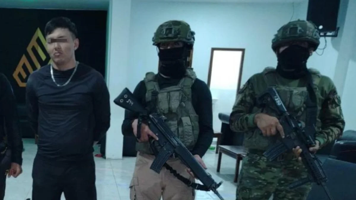 El sospechoso fue capturado por las autoridades.
