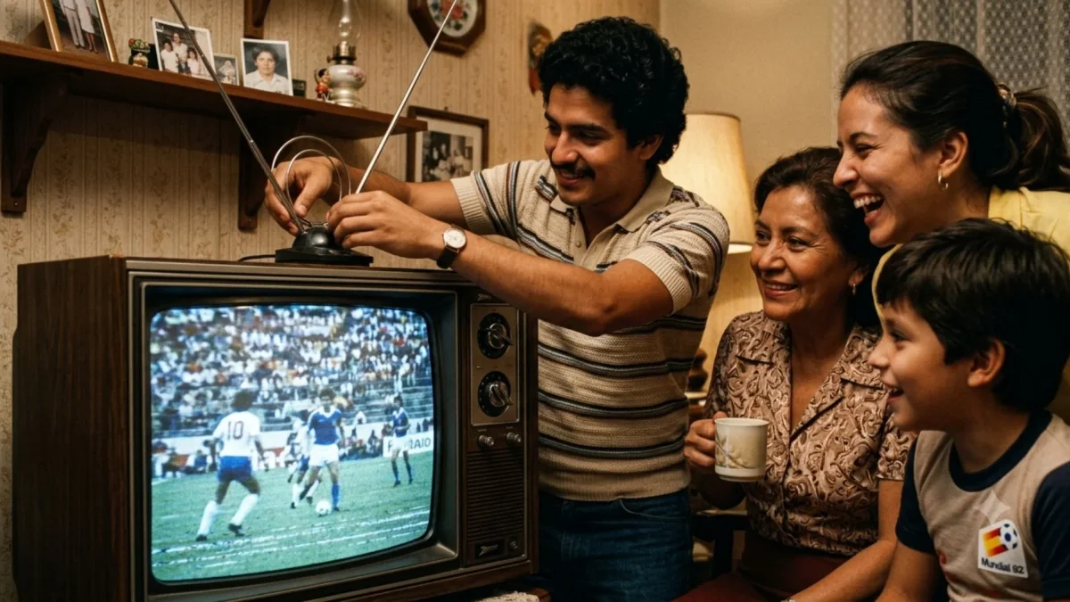 Antes veíamos todos los partidos del Mundial en televisión abierta solo si no trabajábamos ni estudiábamos, con baja definición y si la antena no fallaba.