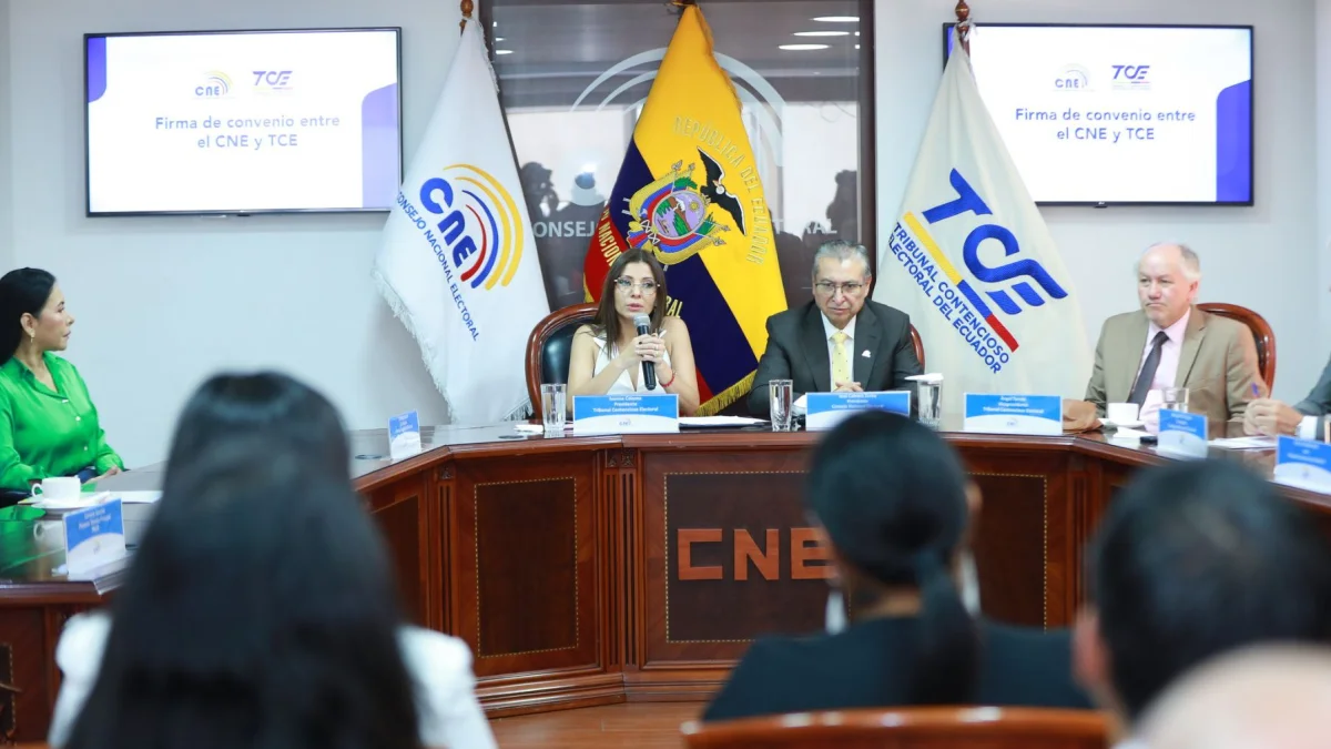 La Función Electoral en Ecuador está conformada por el Consejo Nacional Electoral (CNE) y el Tribunal Contencioso Elecotral (TCE)
