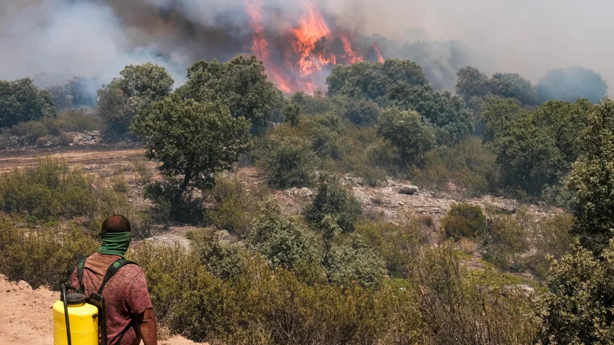 El incendio de La Mierla, en Guadalajara, se encuentra