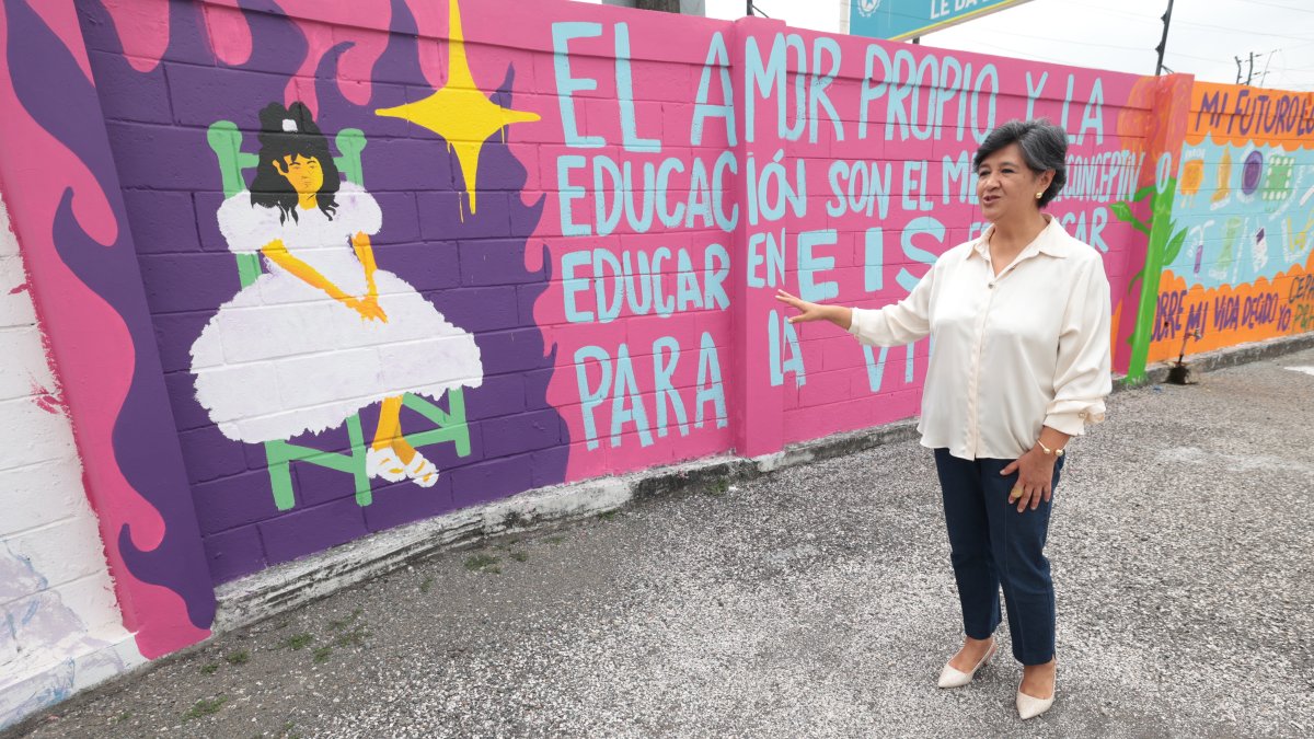Lita Martínez mientras dialoga con EXPRESO en las instalaciones del Cepam.