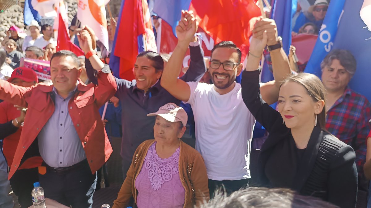 Yaku Pérez y Sebastián Cevallos anunciaron una alianza para las seccionales de noviembre con la que buscarán llegar a la Alcaldía de Cuenca y Prefectura de Azuaya, respectivamente.