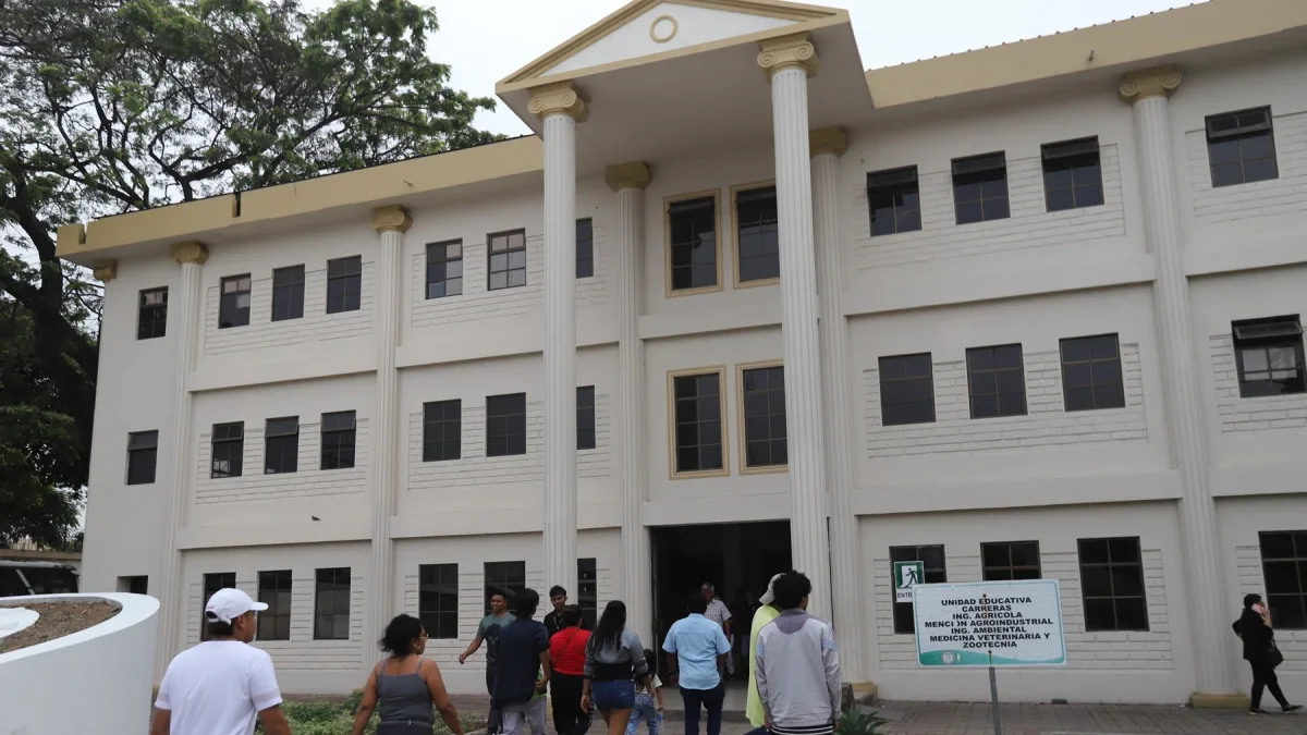 Campus de la Universidad Agraria del Ecuador (UAE), en el sur de Guayaquil.