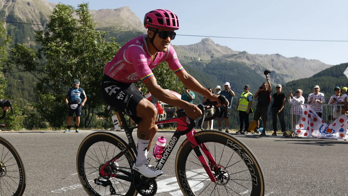 El ciclista ecuatoriano, Richard Carapaz, en el Tour de Francia 2026.