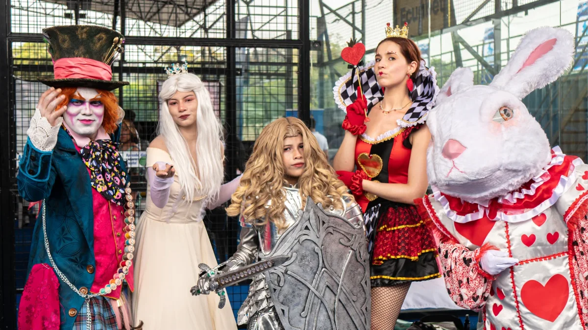 Participantes del Anime Weekend, evento dedicado a la cultura japonesa.