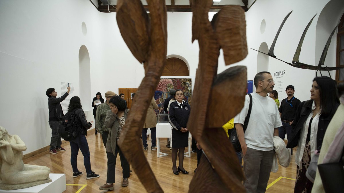 La reapertura del ala norte también presenta Montajes. Reserva Abierta, exposición que reúne obras de la Reserva Alberto Mena Caamaño del Centro Cultural Metropolitano.
