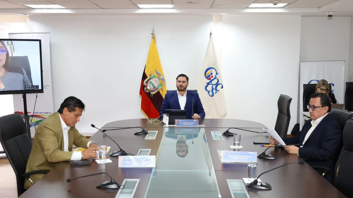 El Pleno del CPCCS decisión que el concurso para designar fiscal avance a una nueva etapa.
