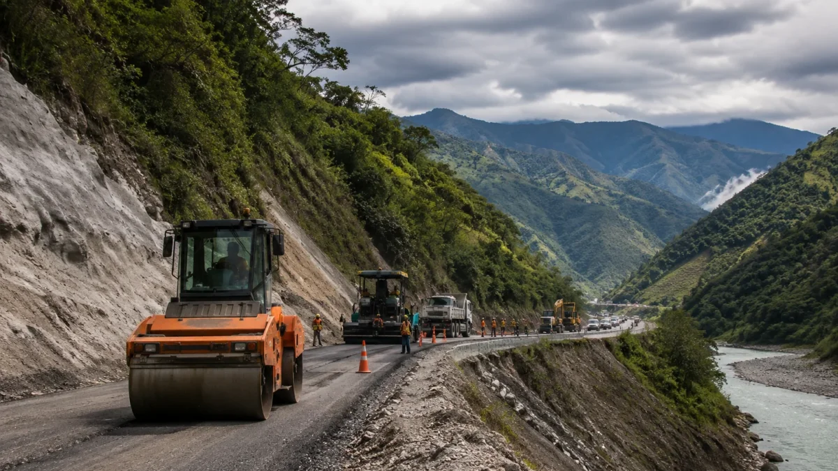 El mantenimiento permanente de la red vial es clave para evitar el aislamiento de regiones y proteger la producción nacional frente a la crisis y los eventos climáticos.