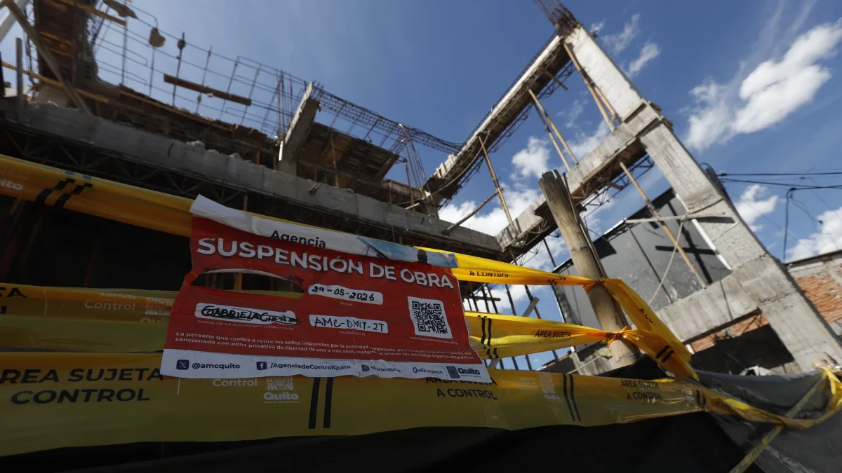 Situación. Tumbaco concentra parte de las obras suspendidas por incumplir la normativa urbanística y construir sin las autorizaciones municipales.