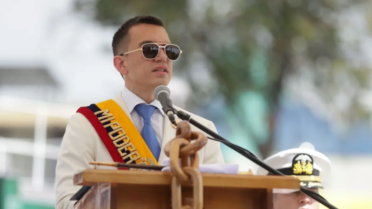 Noboa dijo que el Quinto Puente inició su ejecución en Guayaquil con una inversión superior a $1.500 millones.