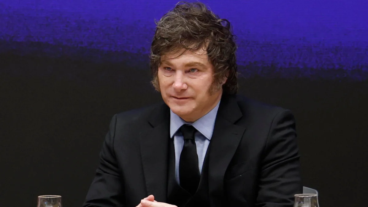 El presidente argentino Javier Milei, en una imagen de archivo, mientras se intensifica la crisis diplomática con Brasil