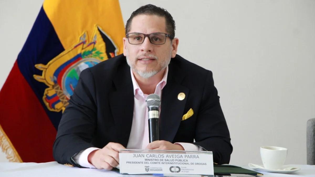 Juan Carlos Aveiga asumió el Ministerio de Salud el 10 de julio de 2026.