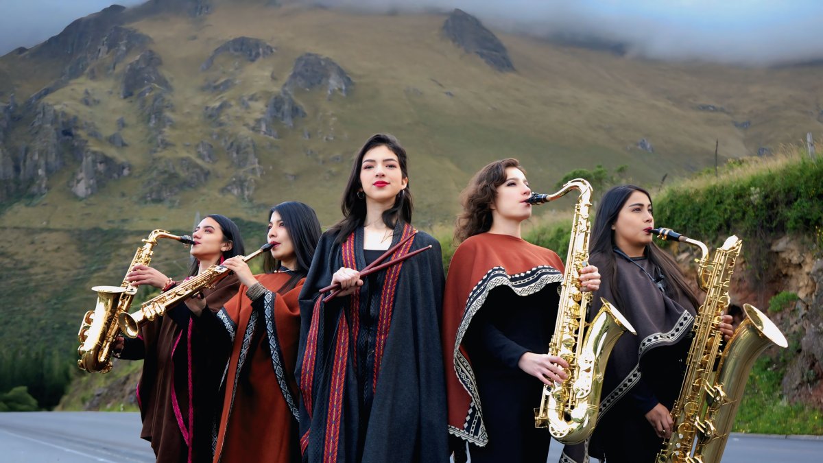 WarmiSax está formada por Nayelli Chora, Pamela Nazca, Evelyn Zambrano, Erika Escorza y Nathaly Andrade.
