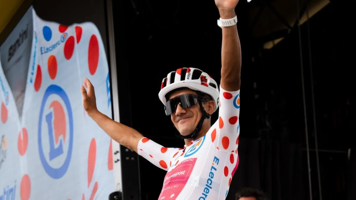 Richard Carapaz ganó el Rey de la Montaña en el Tour de Francia.