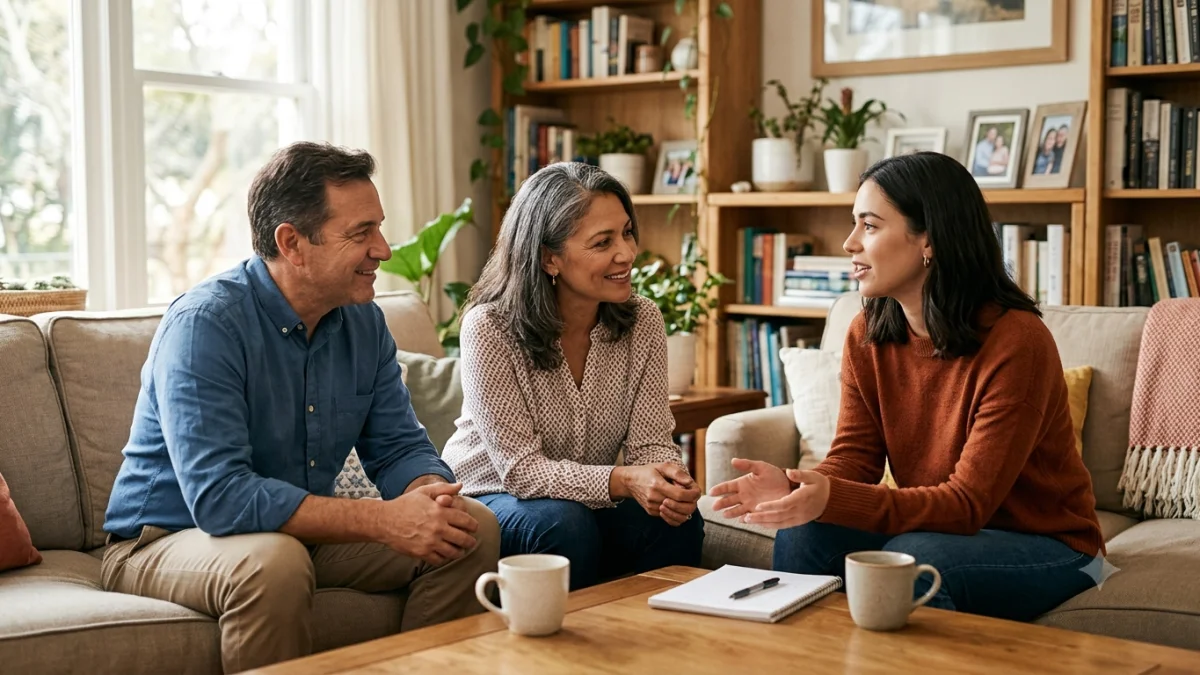 Una conversación honesta puede ayudar a fortalecer la relación entre padres e hijos.