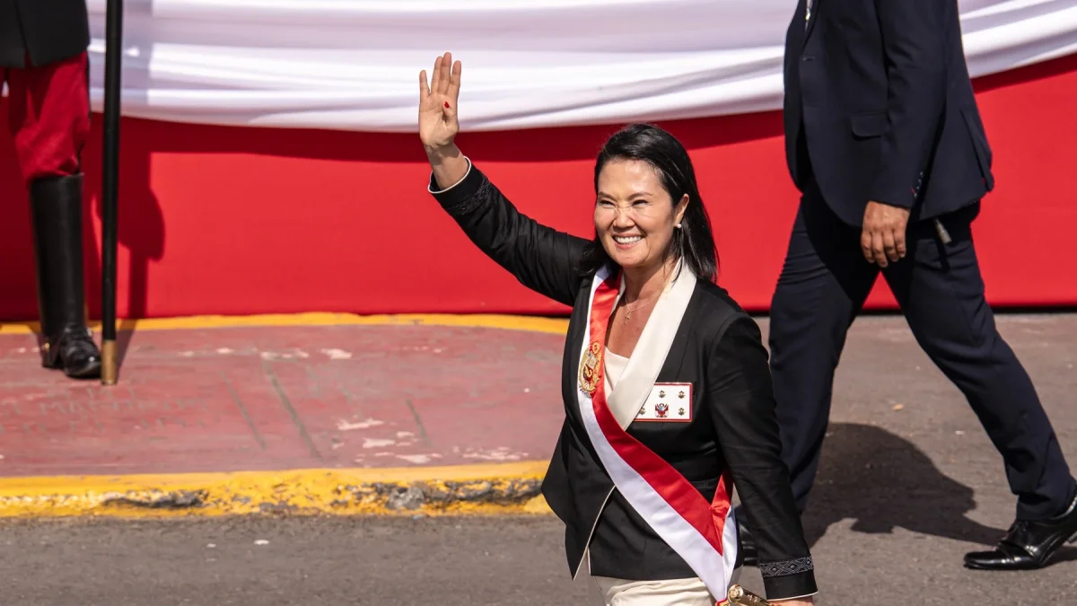 Keiko Fujimori, presidenta de Perú.