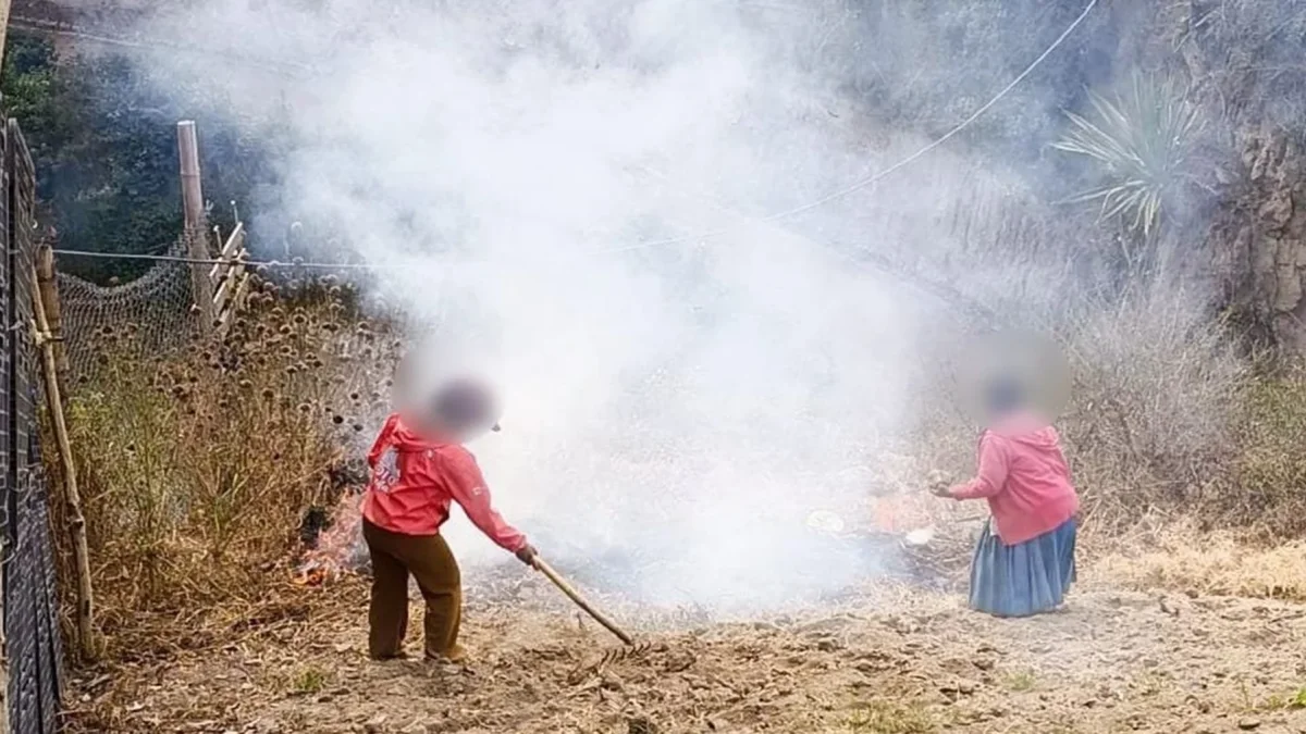Los Bomberos de Quito han identificado las quemas durante las inspecciones para prevenir los incendos forestales.