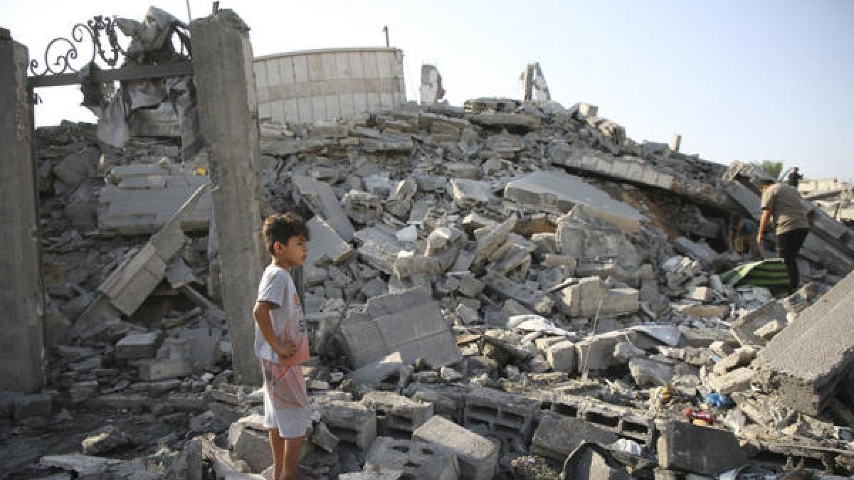 Israel bombardeó el viernes a medianoche una vivienda en el barrio de Al Saftawi, en la ciudad de Gaza