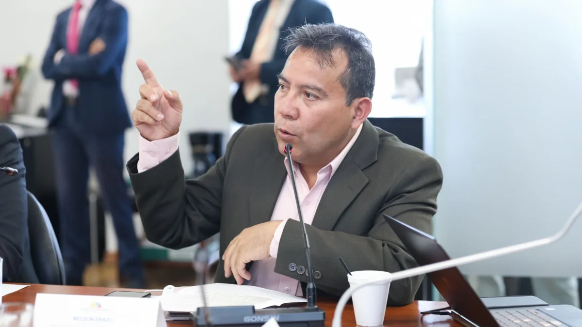 Nelson Erazo es dirigente del Frente Popular.