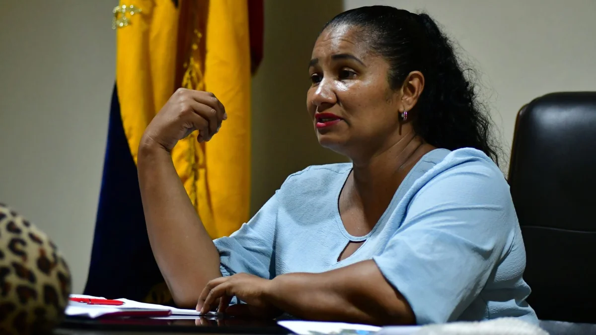 Gabriela Menéndez, presidenta de la UNE Guayas.