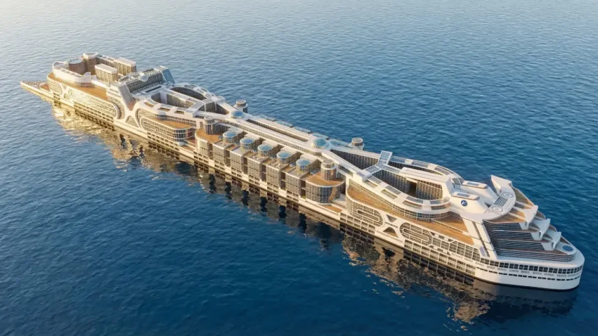 Un diseño previo de la propuesta de crucero.