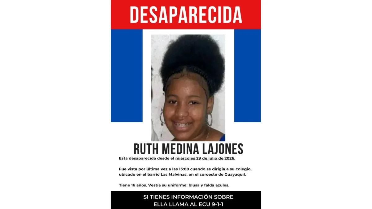 Se difunde este afiche de las características de Ruth Medina