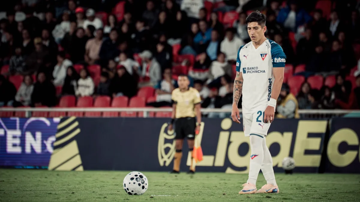 Fernando Cornejo, volante de Liga de Quito.