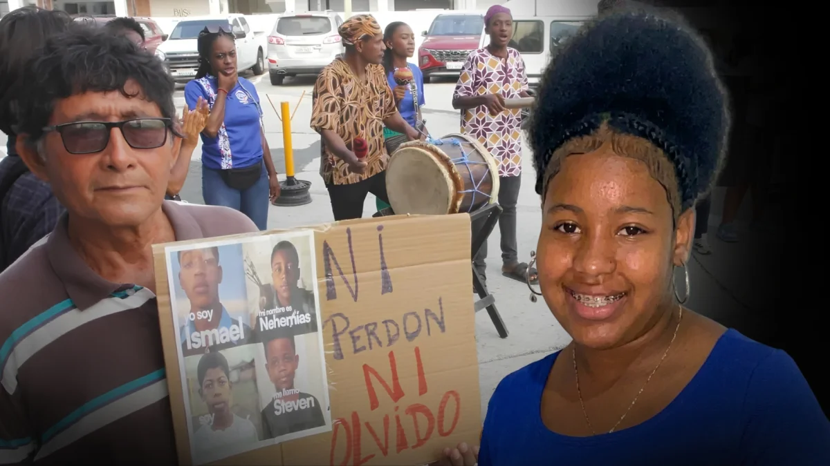 Ruth Kataleya Medina, a la derecha, fue localizada con vida seis días después de su desaparición en el sector Las Malvinas, en el sur de Guayaquil.