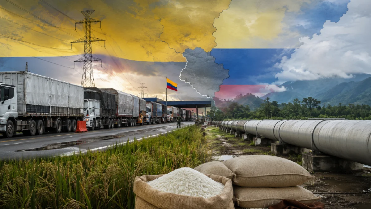 Energía eléctrica, transporte de crudo, carga pesada, pasos fronterizos y comercio de arroz concentran los principales pendientes entre Ecuador y Colombia.