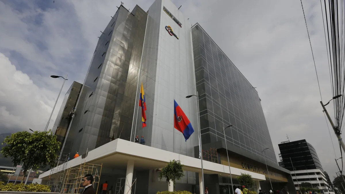Edificio del Consejo de la Judicatura en Quito.