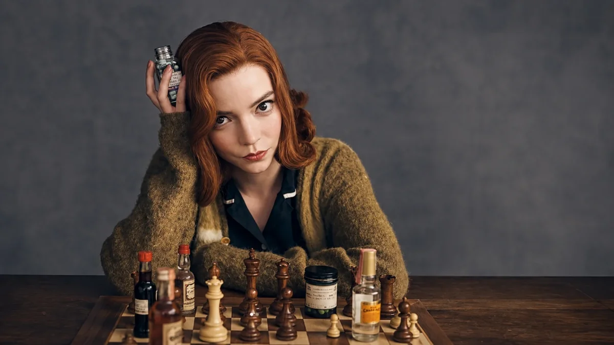 Gambito de dama convirtió el ajedrez en un fenómeno mundial con la historia de Beth Harmon, una joven prodigio que lucha por alcanzar la cima mientras enfrenta sus adicciones.