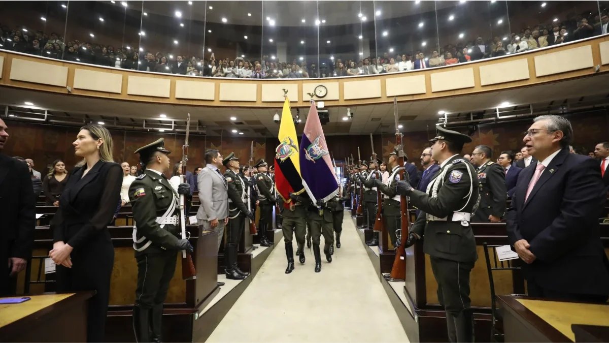 Asamblea conmemoró el 10 de Agosto en Quito para recordar los 217 años de la Independencia.
