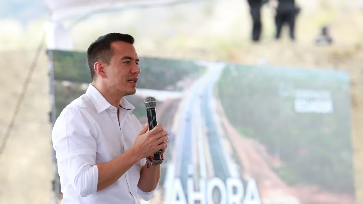 Daniel Noboa, presidente de la República.
