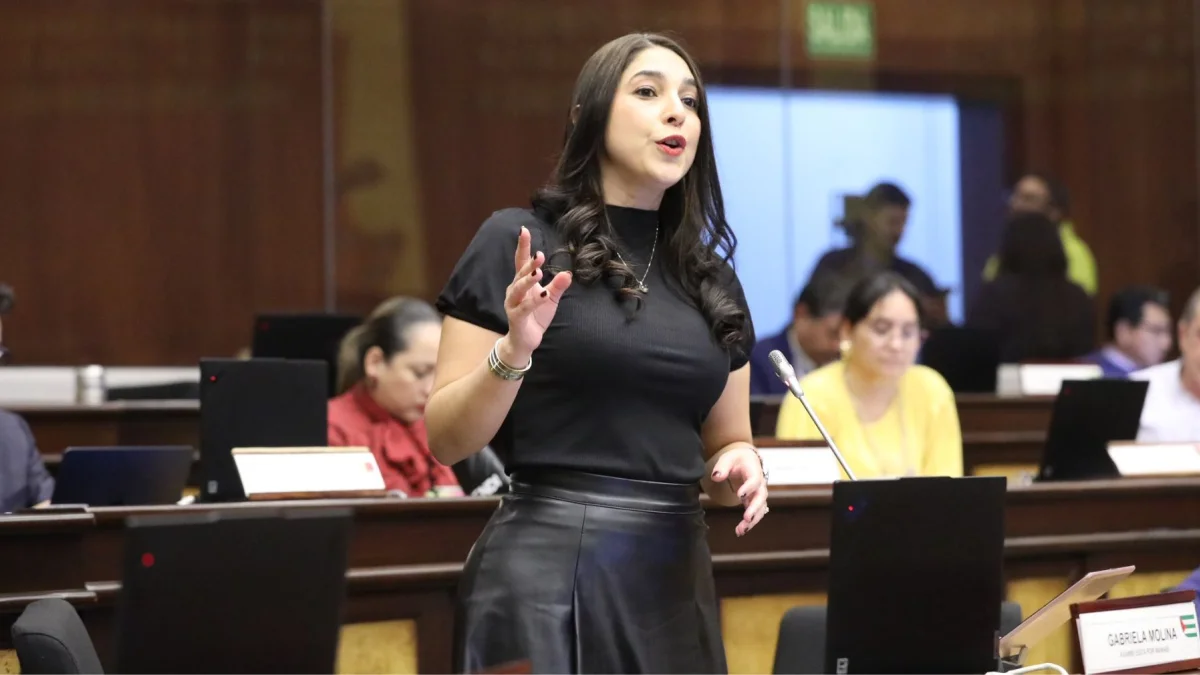 Gabriela Molina es asambleísta por Manabí del movimiento Revolución Ciudadana.